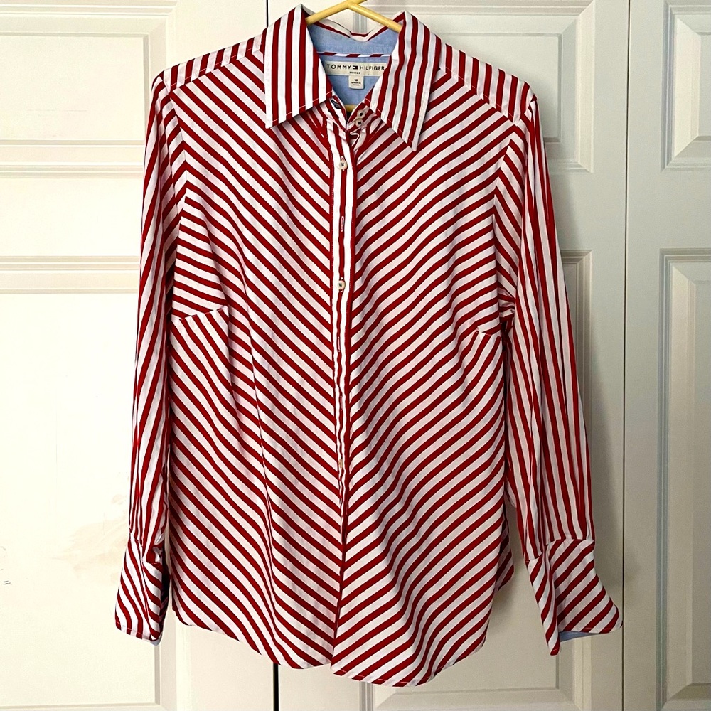 🇺🇸  Tommy Hilfiger Striped Blouse/Button Down
